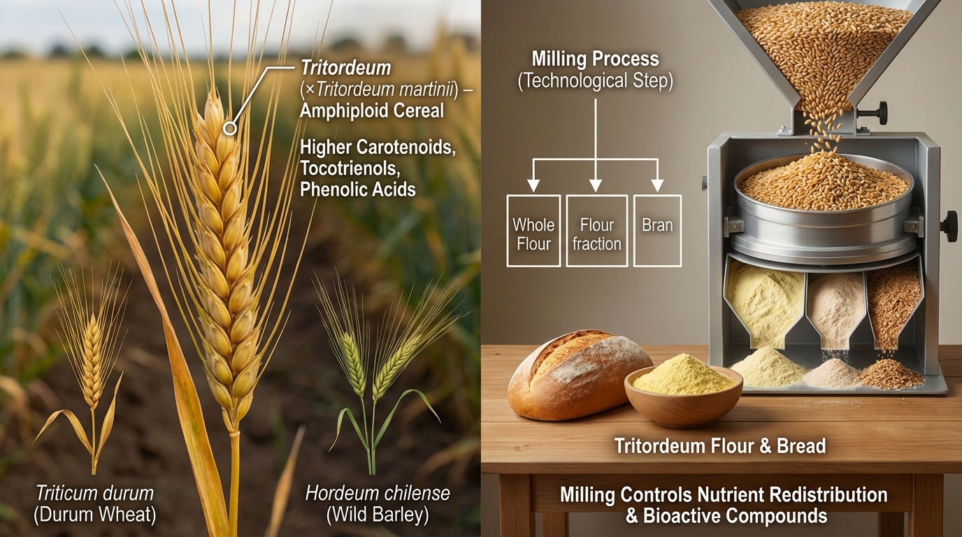 Effect of milling strategy on the distribution and retention of bioactive compounds in Tritordeum flour - 3 Effect of milling strategy on the distribution and retention of bioactive compounds in Tritordeum flour - 3
